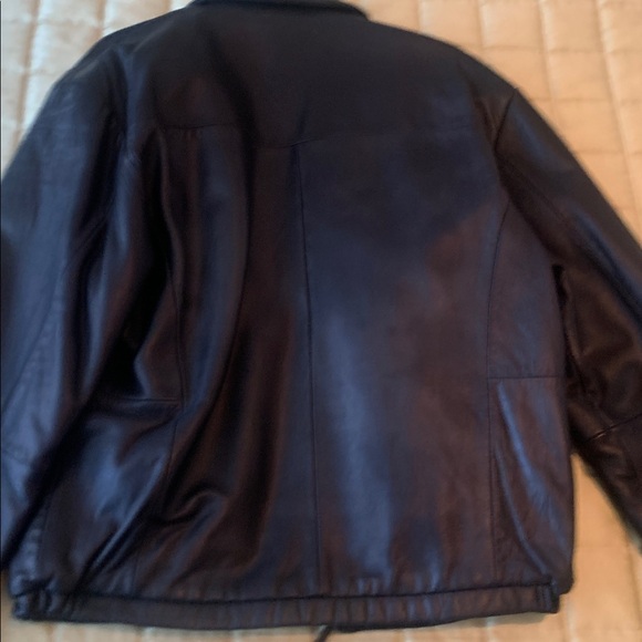 WilsonLeather Thinsulate quilted removable lined leather jacket - Picture 5 of 7